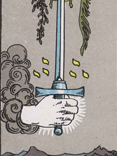 Tarot karta As meči