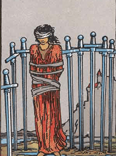 Tarot karta Osmica meči