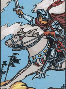 Tarot karta Vitez meči
