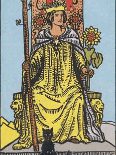 Tarot karta Kraljica palice
