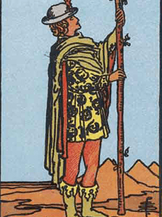 Tarot karta Paž palice