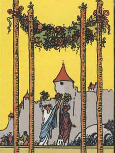 Tarot karta Štirica palice