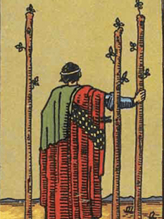 Tarot karta Trojka palice