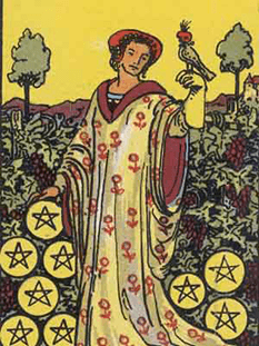 Tarot karta Devetica pentakli
