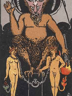 Tarot karta Hudič