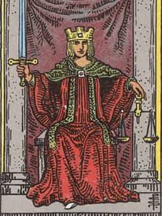 Tarot karta Pravica