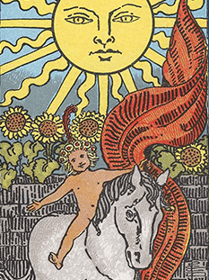Tarot karta Sonce